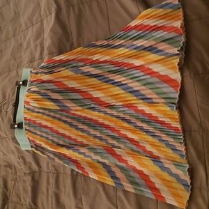 Lularoe xs Satin Pleated Skirt